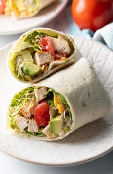 Grilled Chicken Wraps